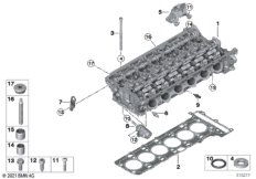 Головка блока цилиндров-доп.элементы
