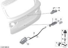 Система замков багажной двери