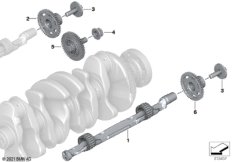 Балансир кривошипно-шатунного механизма