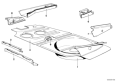 Дополнит.элементы пола багажника