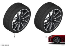 Колесо M в сб. зим. Y-обр.спицы 859M-19"