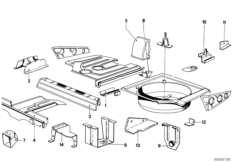 Дополнит.элементы пола багажника