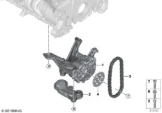 Смазочная система/маслян.насос с прив.