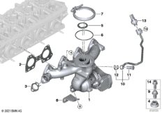 Турбонагн.с выпускным коллектором