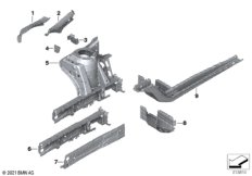 Колесная ниша/лонжерон