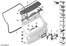 Багажная дверь, дополнительные элементы