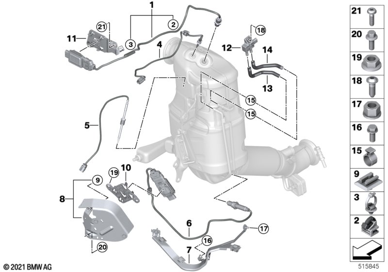Чувствительные э-ты для сажевого фильтра