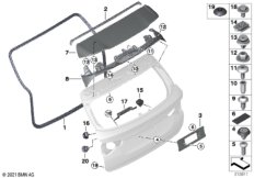 Багажная дверь, дополнительные элементы