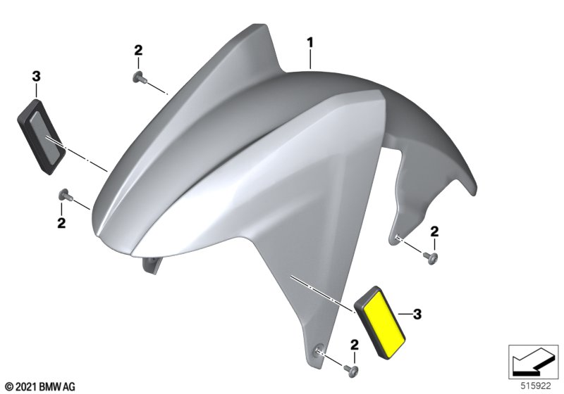 Колпак переднего колеса
