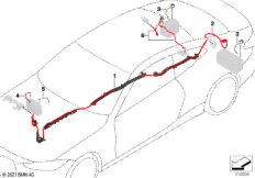 Провод батареи/кабель на массу