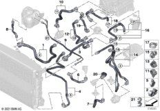 Контур сист.охлаждения в/вольтн.системы