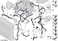 Контур сист.охлаждения в/вольтн.системы