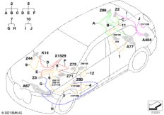 Кабель питания, основной жгут проводов