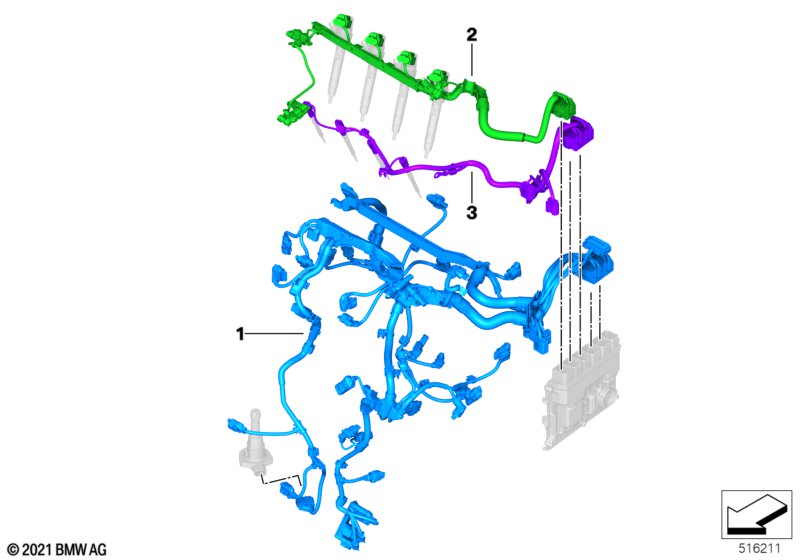 жгут проводов двигателя