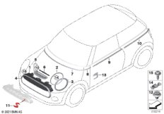Наружные накладки/дек.решетки I