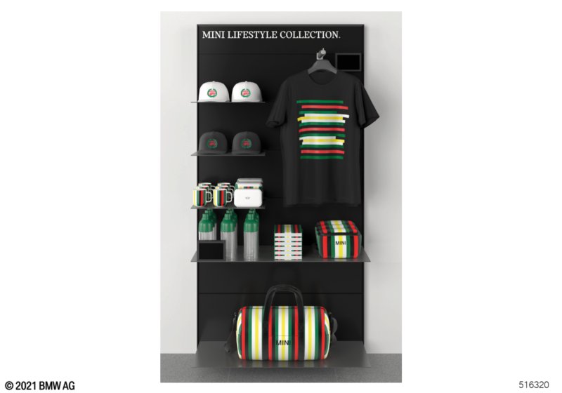 MINI 60 Years стеллаж Striped