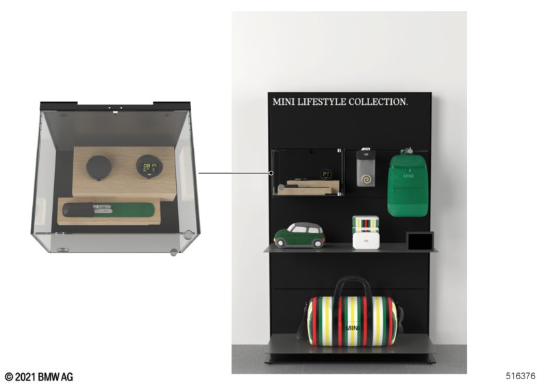 MINI 60 Years стеллаж отдельн.аксессуары