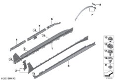 Накладка порог / арка колеса