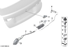 Система замков багажной двери