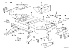 Дополнит.элементы пола багажника
