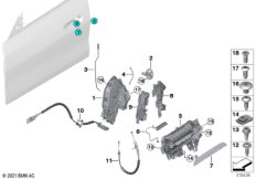Система замков передней двери