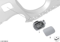 Заслонка заливного отверстия