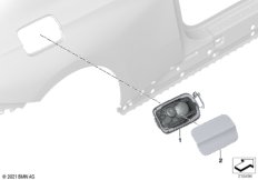 Заслонка заливного отверстия