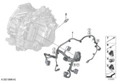 Жгут проводов/датчик температ.7DCT300TUE