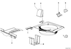 Дополнит.элементы пола багажника