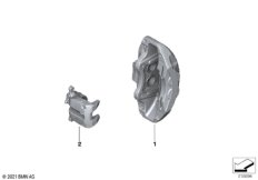 Корп.суппорта диск.колесн.торм.механизма