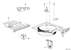 Пол багажника/боковые панели