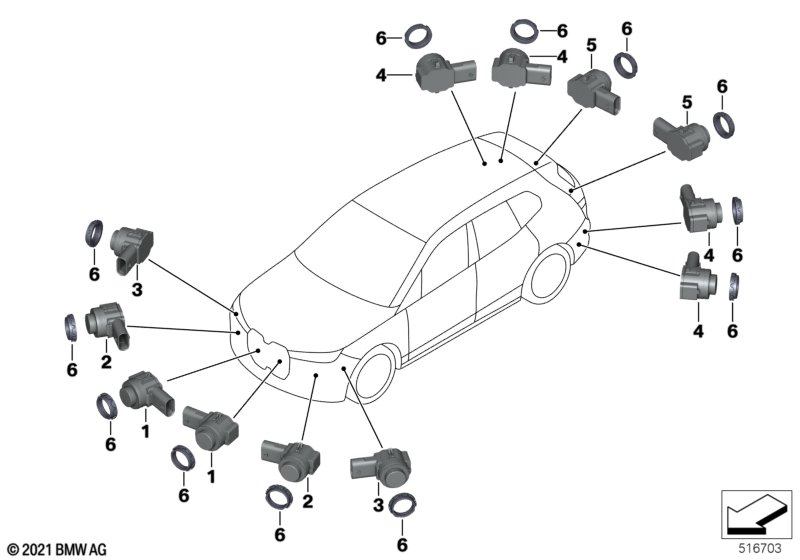 Сист.контр.дист.при парковке (PDC/PMA)