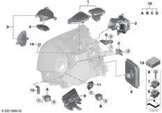 Детали светодиодной фары