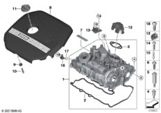 Крышка головки блока цилиндров/доп.эл.