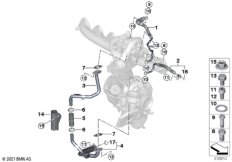 Подача масла турбонагнетателя