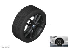 Колесо в сб.зим.сдвоенн.спицы 840 -16"