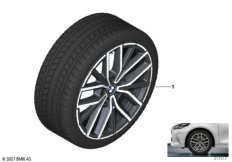 Колесо в сб.зим.M сдвоенн.сп. 838M - 18"