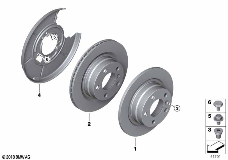 Тормозной диск торм.механ.заднего колеса