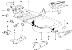 Дополнит.элементы пола багажника