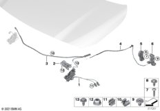 Система замков капота