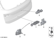 Система замков багажной двери