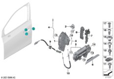 Система замков передней двери