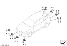 Сигнализация авар.сближен.при парк.(PDC)