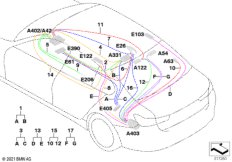 Рем.каб.осн.жгута проводов антенна/коакс
