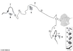 Трубопровод тормозного привода Пд