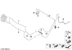 Трубопровод тормозного привода Зд