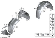 Защитный кожух колесной ниши