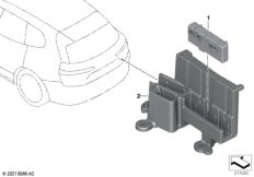 Блок упр.функц.модуля крышки багажника