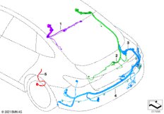 Рем.кабель основн.жгут проводов - сзади