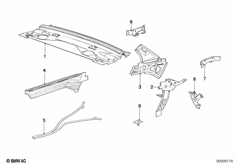 Боковые панели багажника/Внутр